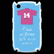 Coque Blackberry 8520 3/4 aile droit Bonus offensif-défensif Bleu