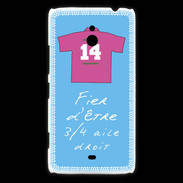Coque Nokia Lumia 1320 3/4 aile droit Bonus offensif-défensif Bleu