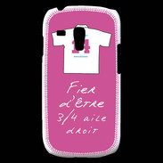 Coque Samsung Galaxy S3 Mini 3/4 aile droit Bonus offensif-défensif Rose
