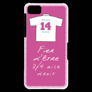 Coque Blackberry Z10 3/4 aile droit Bonus offensif-défensif Rose