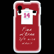 Coque Samsung ACE S5830 3/4 aile droit Bonus offensif-défensif Rouge