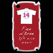 Coque Blackberry 8520 3/4 aile droit Bonus offensif-défensif Rouge