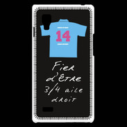 Coque LG Optimus L9 3/4 aile droit Bonus offensif-défensif Noir 2