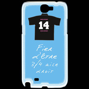 Coque Samsung Galaxy Note 2 3/4 aile droit Bonus offensif-défensif Bleu 2
