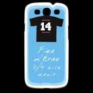 Coque Samsung Galaxy S3 3/4 aile droit Bonus offensif-défensif Bleu 2