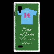 Coque LG Optimus L9 3/4 aile droit Bonus offensif-défensif Vert 2