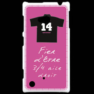 Coque Nokia Lumia 720 3/4 aile droit Bonus offensif-défensif Rose 2