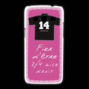 Coque Samsung Galaxy Express2 3/4 aile droit Bonus offensif-défensif Rose 2