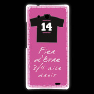 Coque Huawei Ascend Mate 3/4 aile droit Bonus offensif-défensif Rose 2