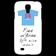 Coque Samsung Galaxy S4 3/4 aile droit Bonus offensif-défensif Blanc 2