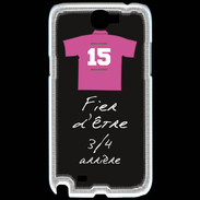 Coque Samsung Galaxy Note 2 3/4 arrière Bonus offensif-défensif Noir