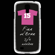 Coque Samsung Galaxy S4 3/4 arrière Bonus offensif-défensif Noir