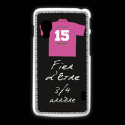 Coque LG L5 2 3/4 arrière Bonus offensif-défensif Noir