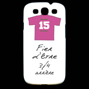 Coque Samsung Galaxy S3 3/4 arrière Bonus offensif-défensif Blanc