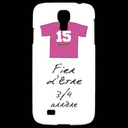 Coque Samsung Galaxy S4 3/4 arrière Bonus offensif-défensif Blanc