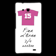 Coque Huawei Ascend Mate 3/4 arrière Bonus offensif-défensif Blanc