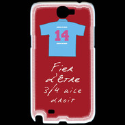 Coque Samsung Galaxy Note 2 3/4 aile droit Bonus offensif-défensif Rouge 2