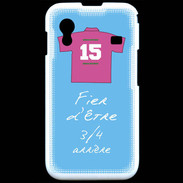 Coque Samsung ACE S5830 3/4 arrière Bonus offensif-défensif Bleu