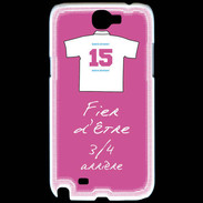 Coque Samsung Galaxy Note 2 3/4 arrière Bonus offensif-défensif Rose