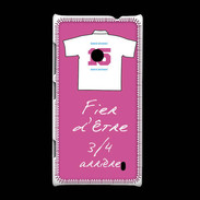 Coque Nokia Lumia 520 3/4 arrière Bonus offensif-défensif Rose