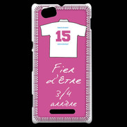 Coque Sony Xperia M 3/4 arrière Bonus offensif-défensif Rose