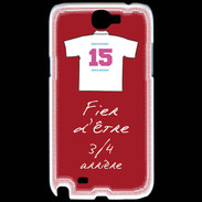 Coque Samsung Galaxy Note 2 3/4 arrière Bonus offensif-défensif Rouge