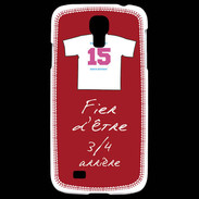 Coque Samsung Galaxy S4 3/4 arrière Bonus offensif-défensif Rouge