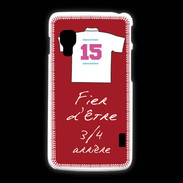 Coque LG L5 2 3/4 arrière Bonus offensif-défensif Rouge