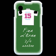 Coque Samsung ACE S5830 3/4 arrière Bonus offensif-défensif Vert