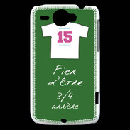 Coque HTC Wildfire G8 3/4 arrière Bonus offensif-défensif Vert