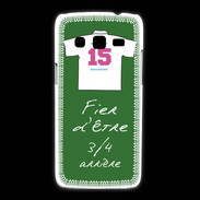 Coque Samsung Galaxy Express2 3/4 arrière Bonus offensif-défensif Vert