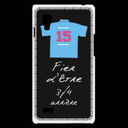 Coque LG Optimus L9 3/4 arrière Bonus offensif-défensif Noir 2
