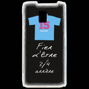 Coque LG P990 3/4 arrière Bonus offensif-défensif Noir 2