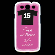 Coque Samsung Galaxy S3 3/4 arrière Bonus offensif-défensif Rose 2