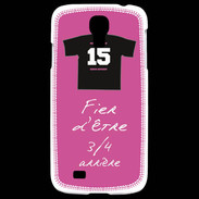 Coque Samsung Galaxy S4 3/4 arrière Bonus offensif-défensif Rose 2