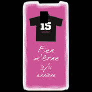 Coque LG P990 3/4 arrière Bonus offensif-défensif Rose 2