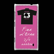 Coque Nokia Lumia 520 3/4 arrière Bonus offensif-défensif Rose 2