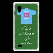 Coque LG Optimus L9 3/4 arrière Bonus offensif-défensif Vert 2