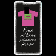 Coque LG P990 Préparateur physique Bonus offensif-défensif Noir