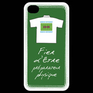 Coque iPhone 4 / iPhone 4S Préparateur physique Bonus offensif-défensif Vert