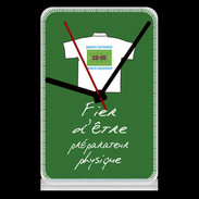 Pendule de bureau Préparateur physique Bonus offensif-défensif Vert