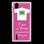 Coque Huawei Ascend P2 Préparateur physique Bonus offensif-défensif Rose