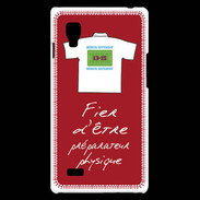 Coque LG Optimus L9 Préparateur physique Bonus offensif-défensif Rouge