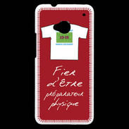 Coque HTC One Préparateur physique Bonus offensif-défensif Rouge