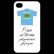 Coque iPhone 4 / iPhone 4S Préparateur physique Bonus offensif-défensif Blanc 2