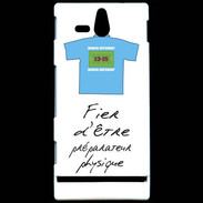 Coque Sony Xperia U Préparateur physique Bonus offensif-défensif Blanc 2