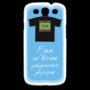 Coque Samsung Galaxy S3 Préparateur physique Bonus offensif-défensif Bleu 2
