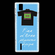 Coque Huawei Ascend P2 Préparateur physique Bonus offensif-défensif Bleu 2