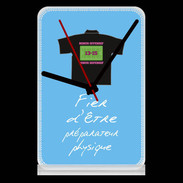 Pendule de bureau Préparateur physique Bonus offensif-défensif Bleu 2