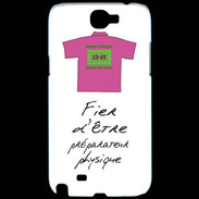 Coque Samsung Galaxy Note 2 Préparateur physique Bonus offensif-défensif Blanc